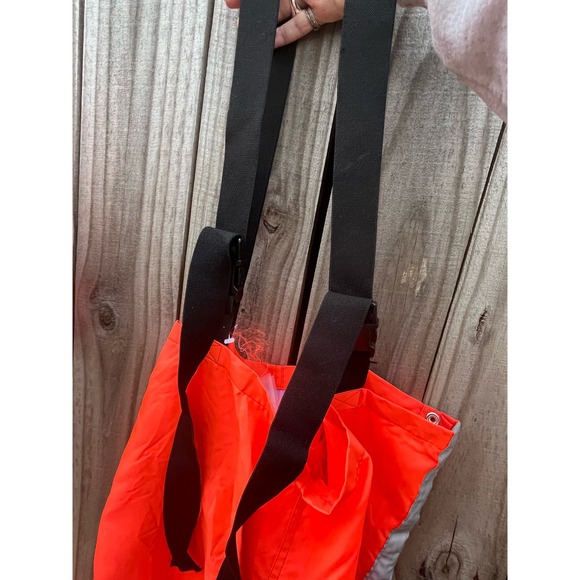 Vintage protective fire fighter outfit bright neon reflectors - Picture 7 of 13